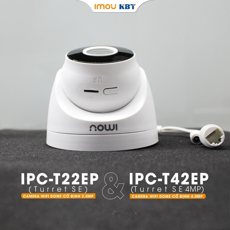 Camera Wifi IMOU trong nhà T22EP 2MP, T42EP 4MP có mic thu âm - TRANGIATELECOM