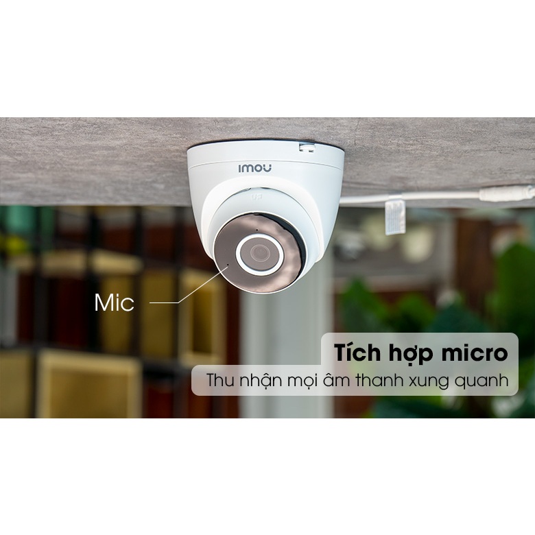 Camera Wifi IMOU trong nhà T22EP 2MP, T42EP 4MP có mic thu âm - TRANGIATELECOM