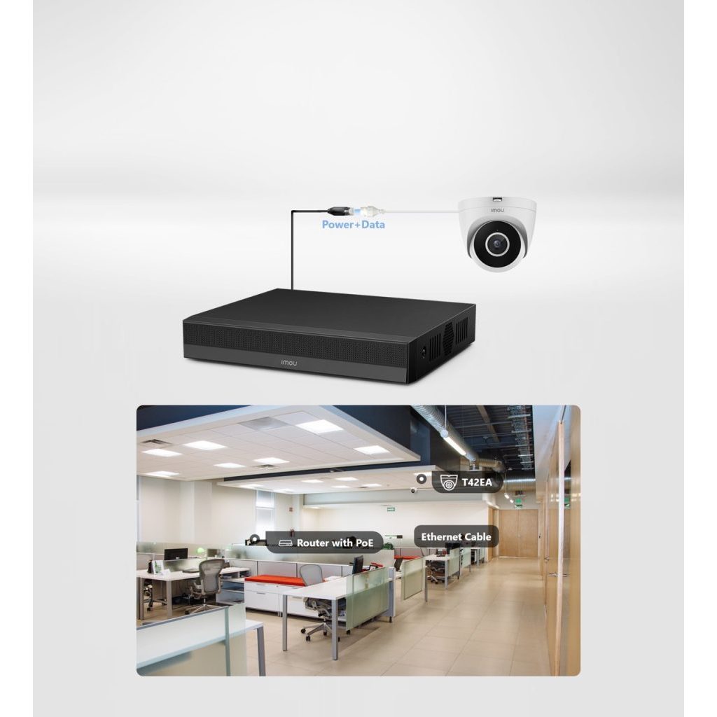 Camera Wifi IMOU trong nhà T22EP 2MP, T42EP 4MP có mic thu âm - TRANGIATELECOM