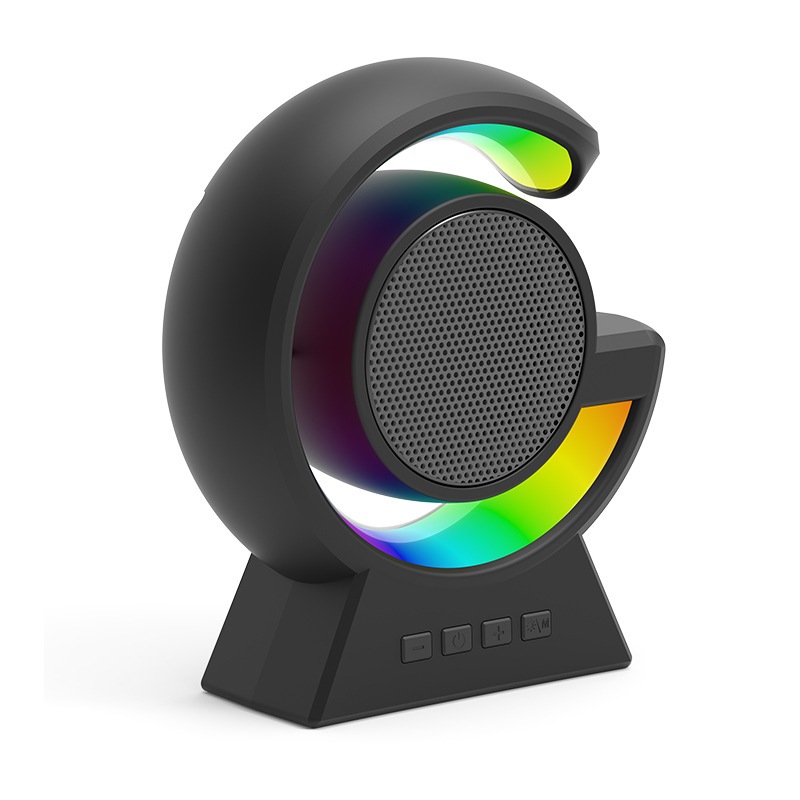 Loa bluetooth BX-39 hình chữ G mini nhỏ gọn,loa mini có đèn led màu sắc độc đáo âm thanh chất lượng kết nối nhiều cổng