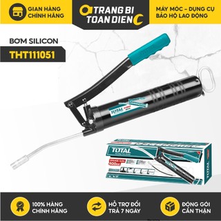 Súng bơm mỡ total tht111051 dung tích 400cc, bôi trơn máy móc áp suất tối đa 10000 psi bơm mỡ bò cầm tay- trang bị toàn