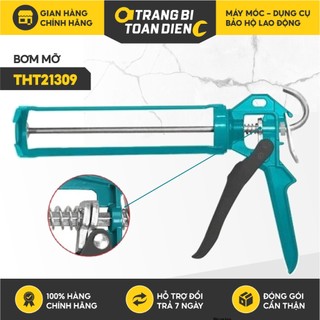 Súng bắn keo silicon Total THT21309 có 2 piston giúp nén khí, cò súng bấm nhẹ Súng silicon Total