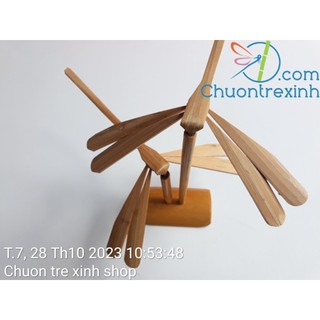 Bộ 10 Chuồn Chuồn Tre Mộc 12cm Chưa Sơn – DIY Tự Trang Trí, Đồ Thủ Công Chuồn Tre Xinh Shop