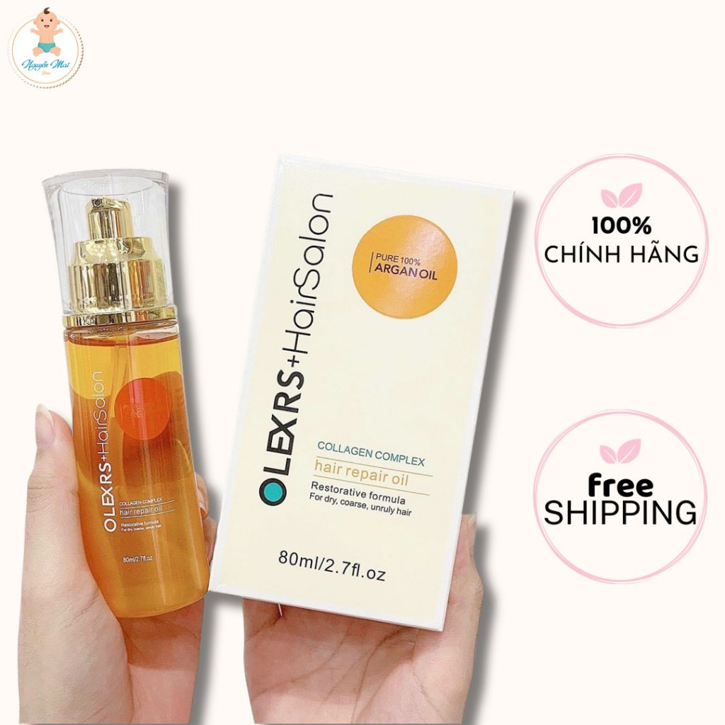 Tinh dầu dưỡng tóc Olexrs+HairSalon Collagen Complex Hair Repair Oil