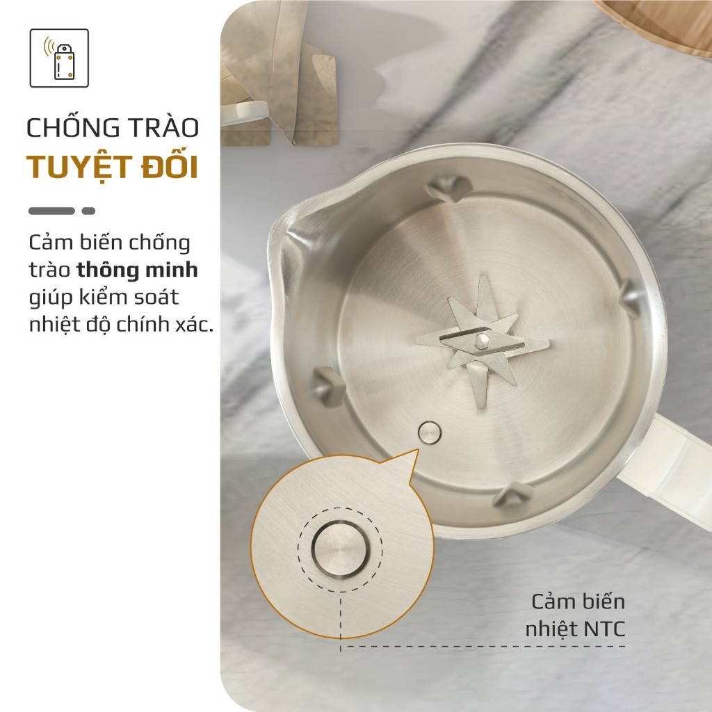 Áy Làm Sữa Hạt Mini OLIVO CB2000 Xay Nấu Đa Năng