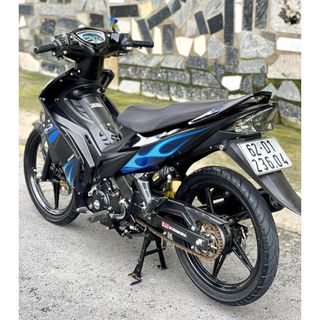Tem rời exciter 2006-2010 đen lửa xanh cực chất , tem 3 lớp bền màu