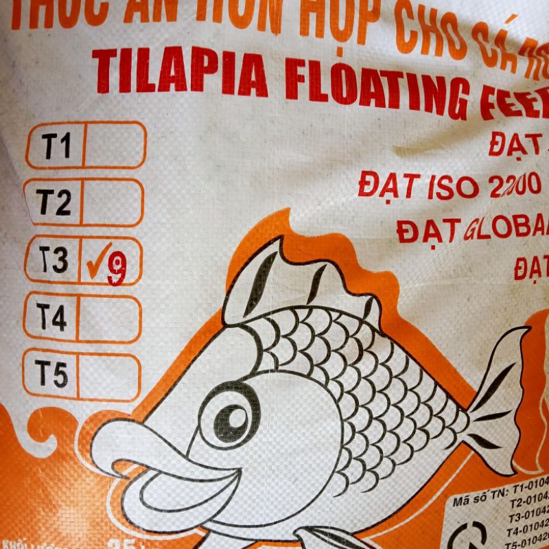 1 bao cám SeaMaster nguyên bao 25kg