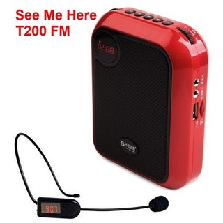 Máy trợ giảng không dây T200 FM đỏ