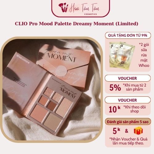 Bảng phấn mắt CLIO Pro Mood Palette Dreamy Moment (Limited)