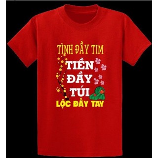 Áo Thun gia đình tết đón năm mới ben nhau hạnh phúc