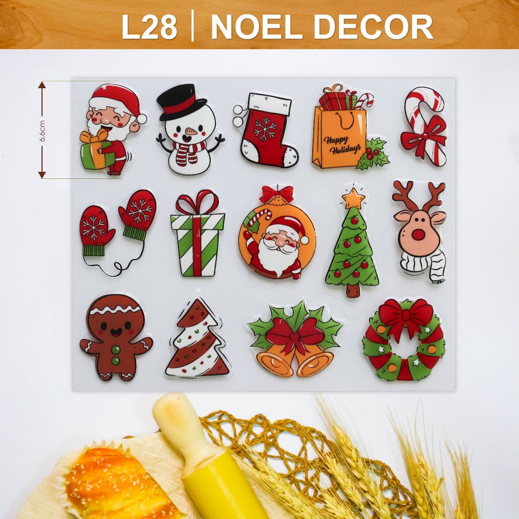 KHUÔN IN HÌNH NOEL- 5 mẫu