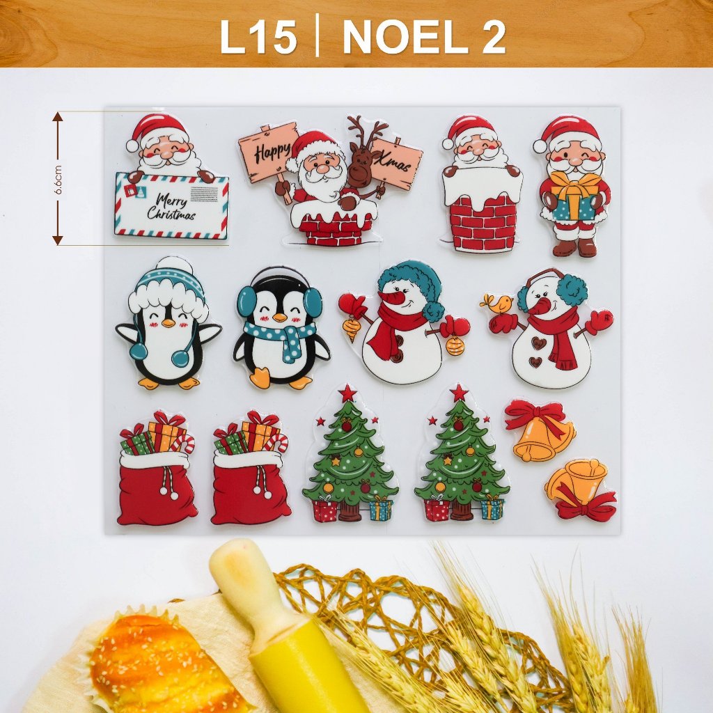 KHUÔN IN HÌNH NOEL- 5 mẫu