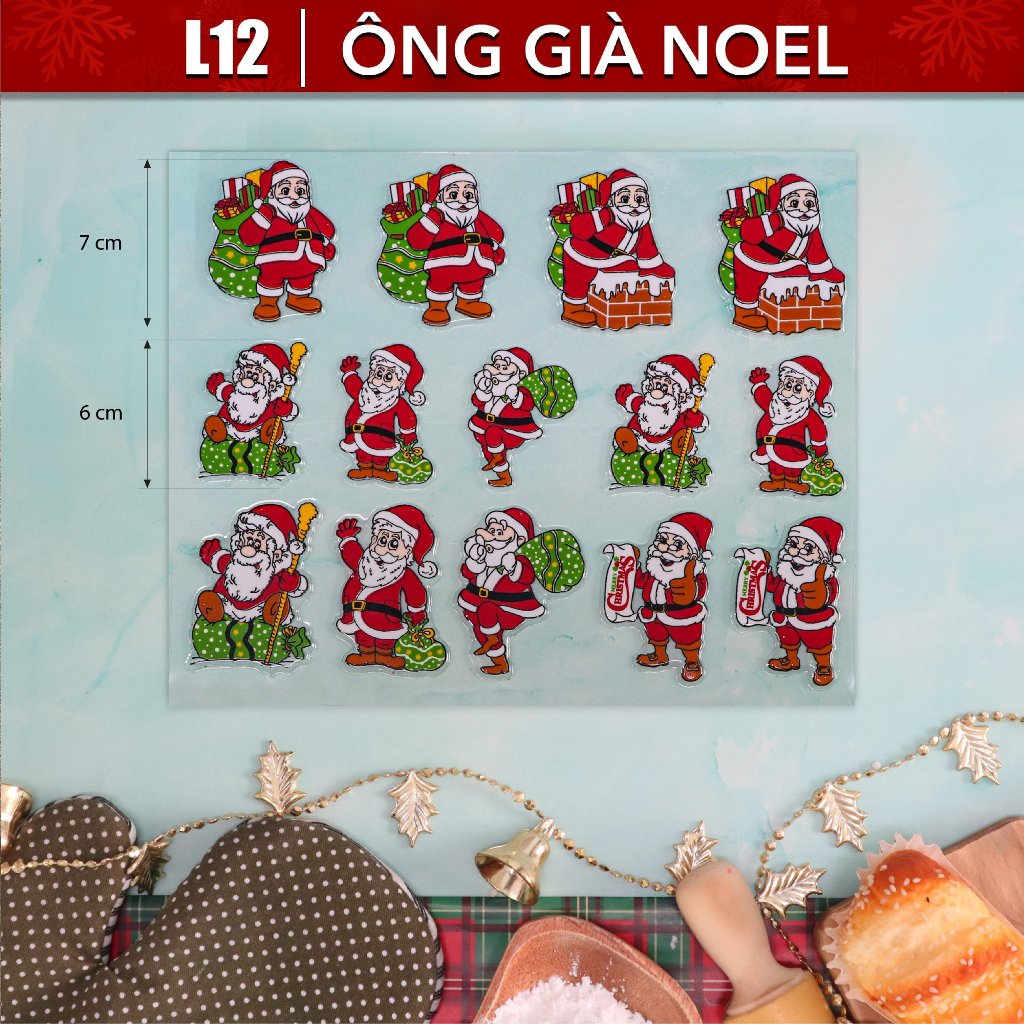 KHUÔN IN HÌNH NOEL- 5 mẫu