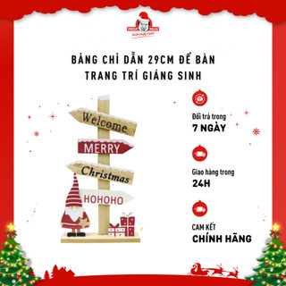 Hình trang trí để bàn - santa 29cm trang trí giáng sinh uncle bills xd1012