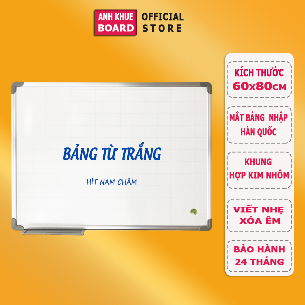 Bảng mica từ trắng viết bút dạ treo tường DQ Board