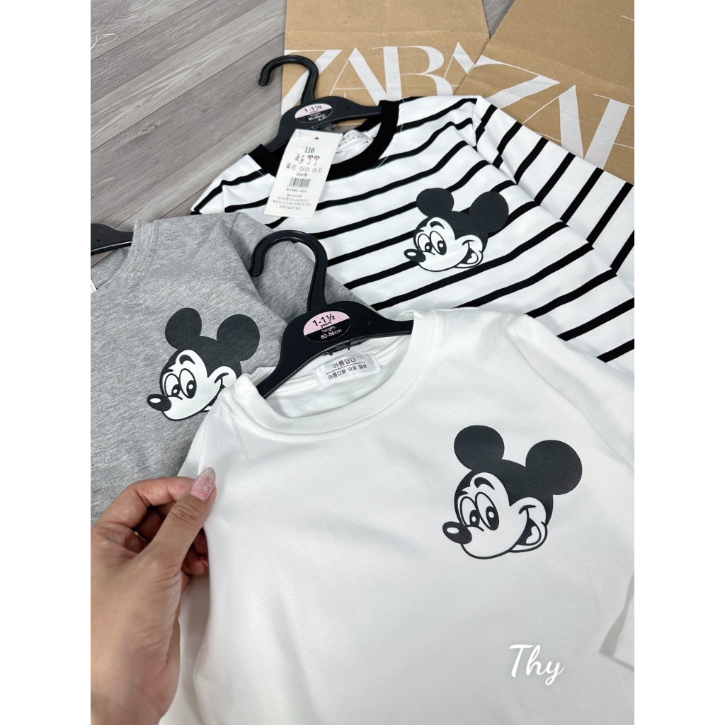 SET 3 ÁO ZIP MICKEY CHO BÉ