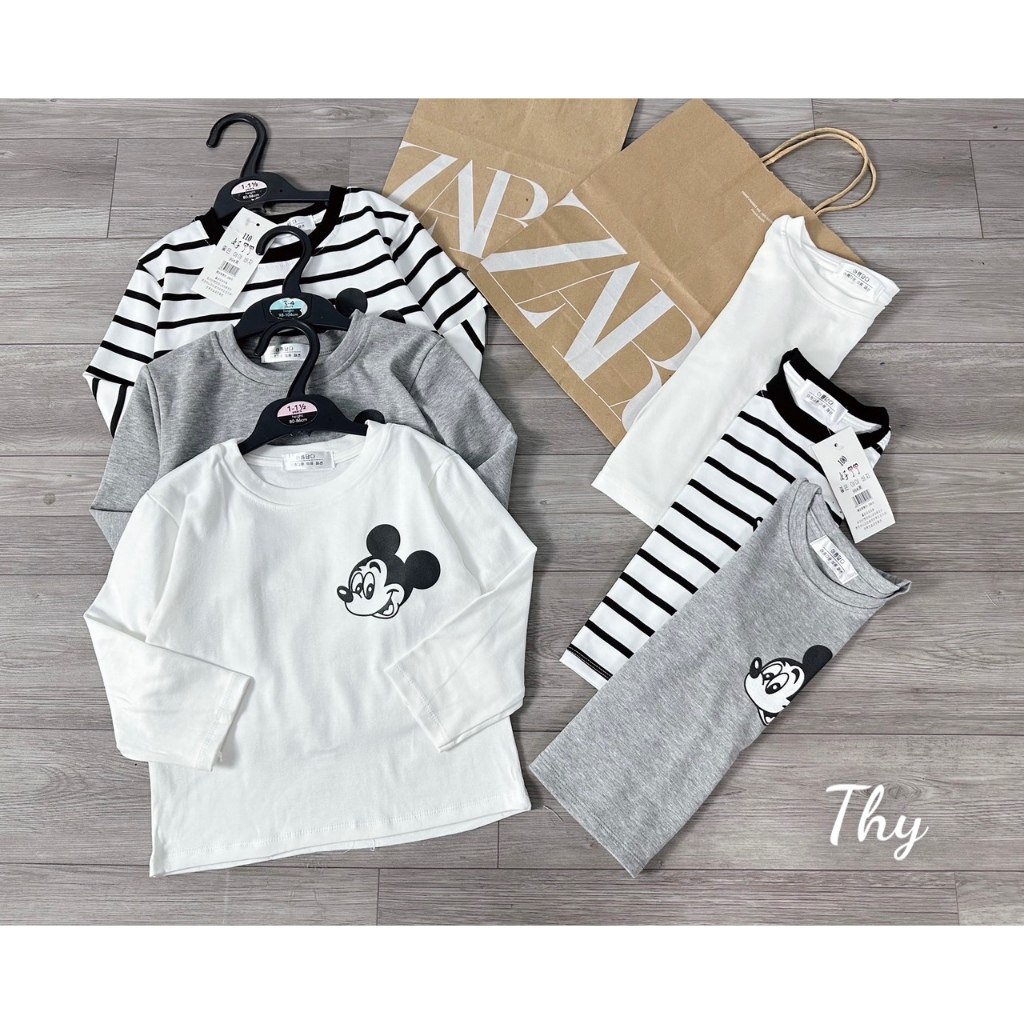SET 3 ÁO ZIP MICKEY CHO BÉ