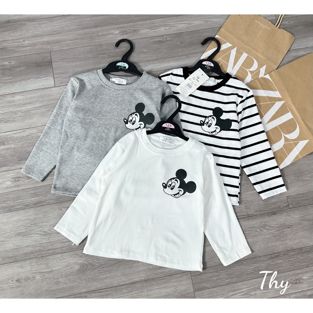 SET 3 ÁO ZIP MICKEY CHO BÉ