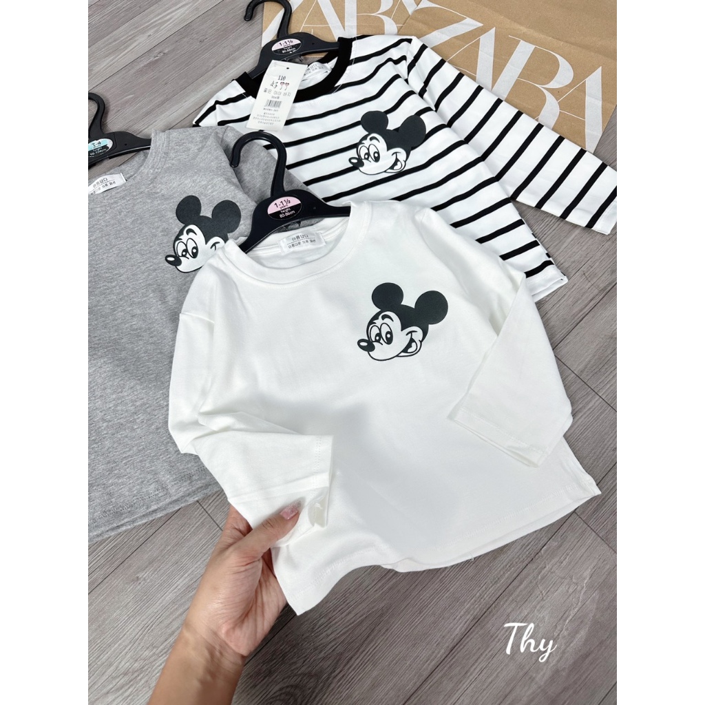 SET 3 ÁO ZIP MICKEY CHO BÉ