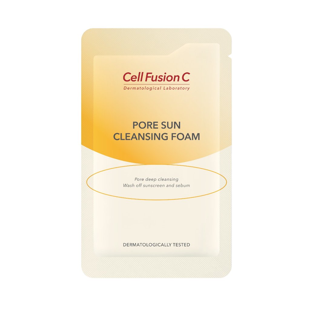 [GÓI DÙNG THỬ 2ML] Sữa Rửa Mặt 5 trong 1 Cell Fusion C Pore Sun Cleasing Foam (2ml)