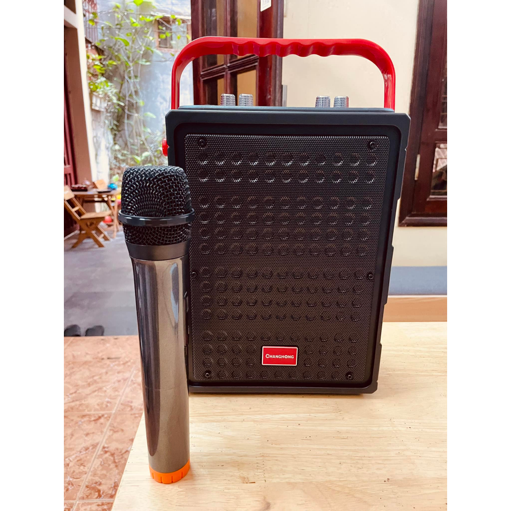 Loa karaoke di động - Loa trợ giảng hãng CHANGHONG 1 mic 6000mAh CYW501 cực chất