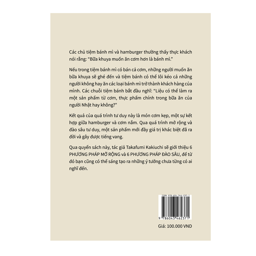 Sách - Bán Cơm nắm ở tiệm Bánh mì – Bí quyết sáng tạo của người Nhật để tạo ra những điều chưa từng có ai nghĩ đến