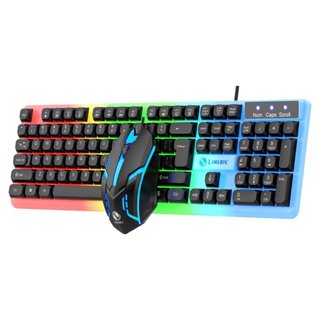 Combo bộ phím chuột giả cơ redragon - gtx 350 full led.