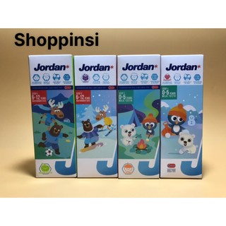 Kem đánh răng jordan trẻ em vị dâu tây&vị vải & vị nho&vị táo 75g