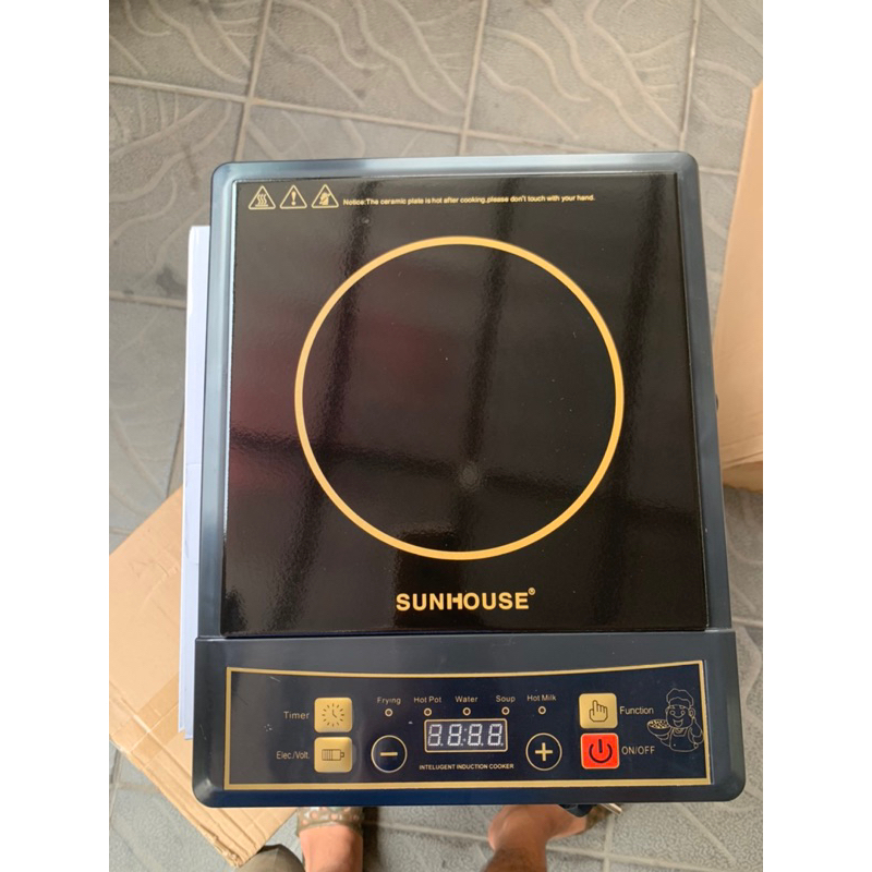 Bếp từ Đơn SunHouse - Phím Bấm cơ ==> Bền bỉ