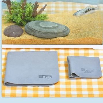 Khăn lau bể cá, khăn lau mặt kính bể cá cảnh không xù lông, bám lông - không xước kính