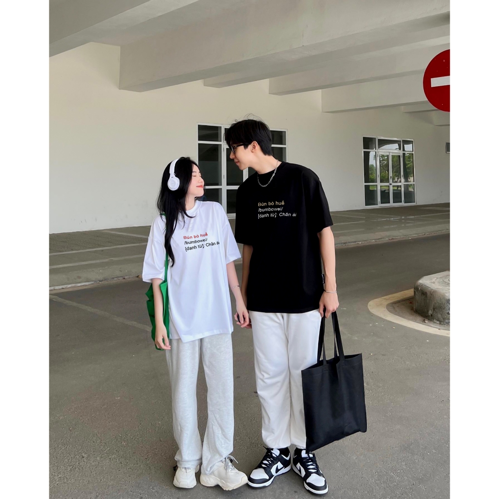 Áo thun BUNBOWEI Basic Tee phông nam nữ tay lỡ