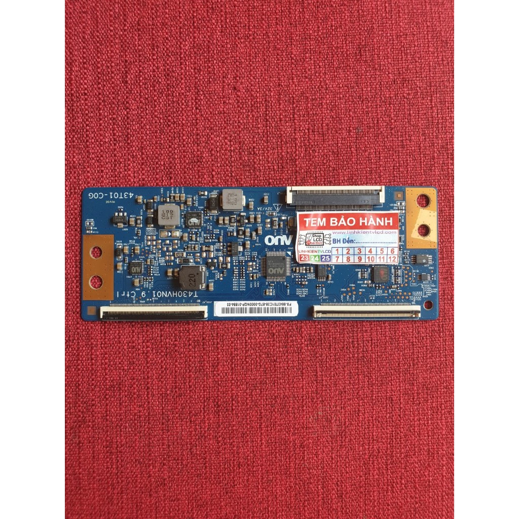 TCON THAY THẾ CHO TIVI: 43W800F, 43W750D, 43W800C; TCON: T430HVN01.9