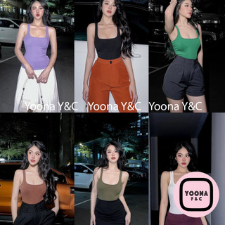 Áo basic top 3 lỗ vai 2cm – 3536 thiết kế cổ vuông thiết kế ôm body tôn dáng vải borip cotton mềm mịn