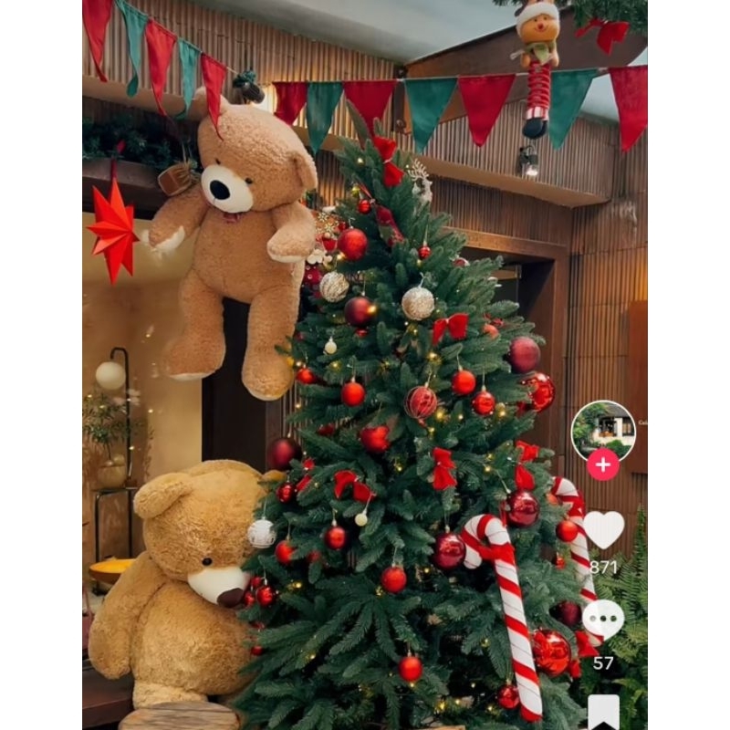 Dây cờ tam giác màu xanh đỏ trang trí Giáng Sinh, Lều camping Picnic dây cờ dài 3.6 - 3.8m, Treo tường,Sinh nhật,Decor