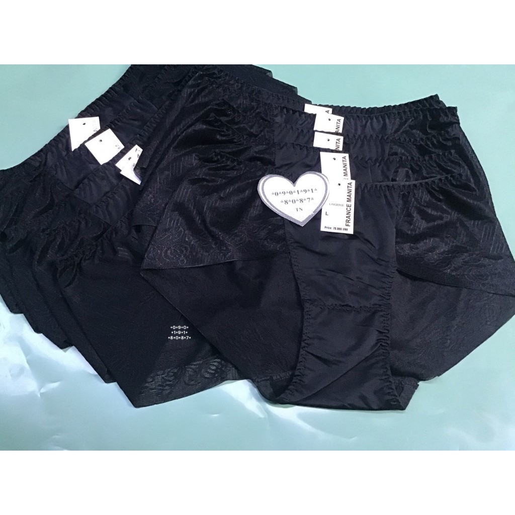 Set 10 lót nữ ren cao cấp dáng thể thao mềm mịn quyến rũ form đại đến 85kg Mr893 nội y MarketOnline68