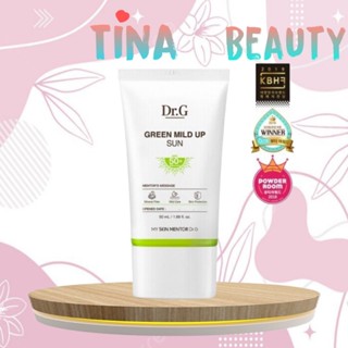 Kem Chống Nắng Dr.G Brightening Up Green Mild Up Sun + DRG Tone Up Cam Xanh Dr G 50ml - TINA BEAUTY