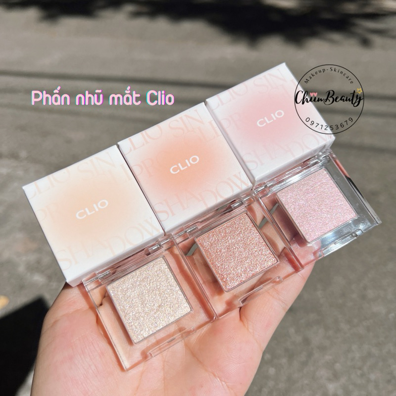 Nhũ mắt CLIO Pro Single Shadow blingbling siêu đẹp ChiinBeauty