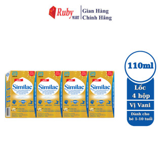 Lốc 4 hộp Sữa công thức Similac 110ml  từ 1 tuổi  