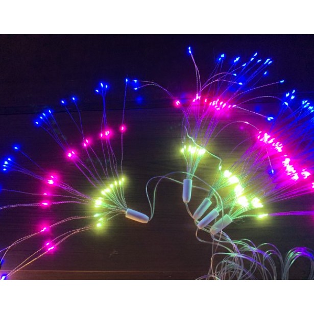 Bộ 5 dây đèn led pháo hoa trang trí tết dài 3 mét  trang trí nhà cửa
