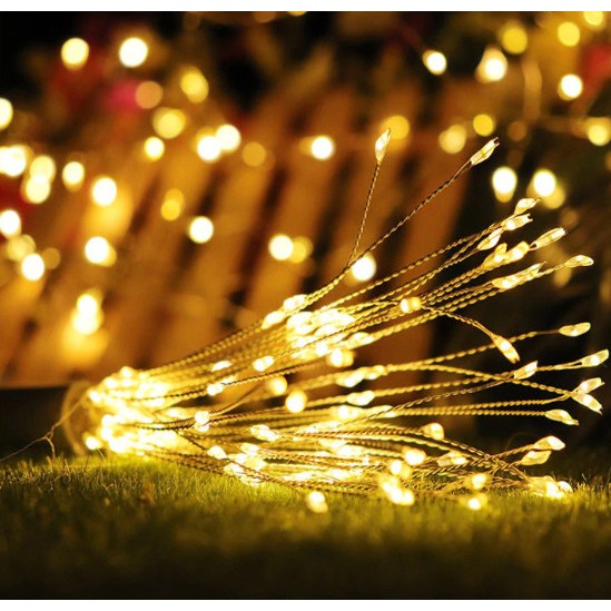 Bộ 5 dây đèn led pháo hoa trang trí tết dài 3 mét  trang trí nhà cửa