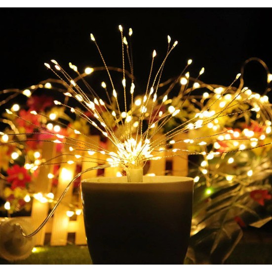 Bộ 5 dây đèn led pháo hoa trang trí tết dài 3 mét  trang trí nhà cửa