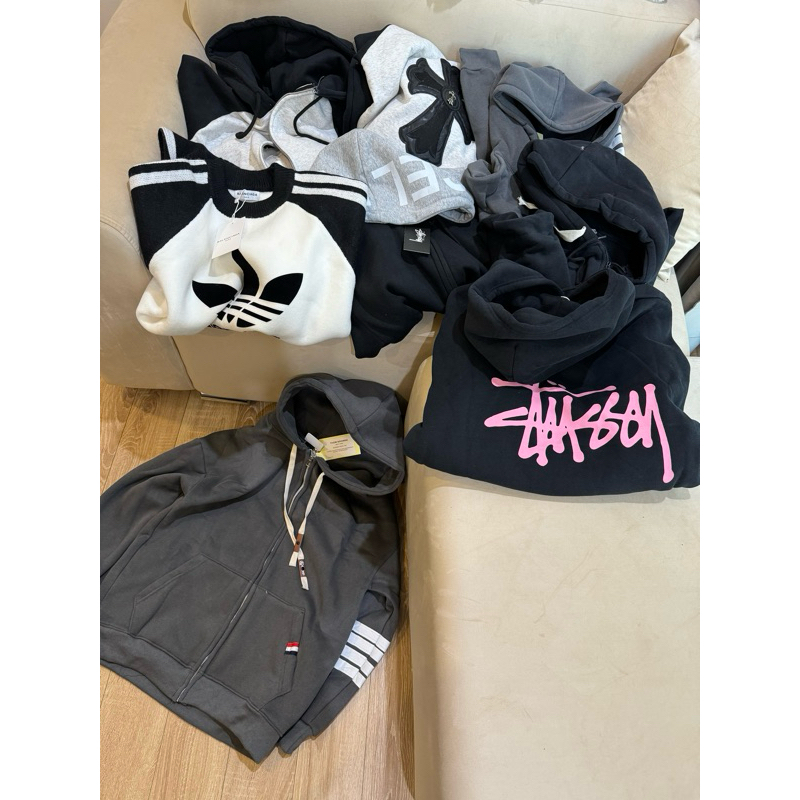 Các mã hoodie áo nỉ kéo full các mã -pinkxingclothing