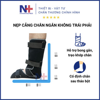 Nẹp Cẳng Chân Ngắn Giúp Cố Định Cổ Chân, Bàn Chân, Nẹp Cổ Chân Bàn Chân Cố Định, Nẹp Cổ Chân Y Tế, Nẹp Cẳng Chân Ko TP
