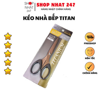 [Hỏa Tốc HN] Kéo nhà bếp chất liệu titan NỘI ĐỊA NHẬT BẢN