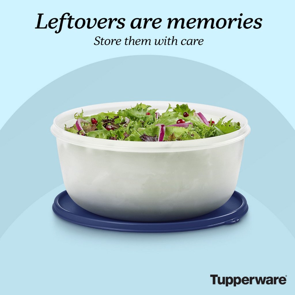 Hộp BQTP ngăn mát và đồ khô Modular Bowl 2L Tupperware kín mùi kín nước chính hãng