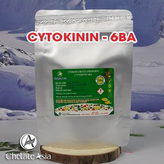 Cytokinin - 6BA 99% (Siêu kích chồi, bật búp) Hormone 6-BAP (gói 50g) tặng kèm dung môi