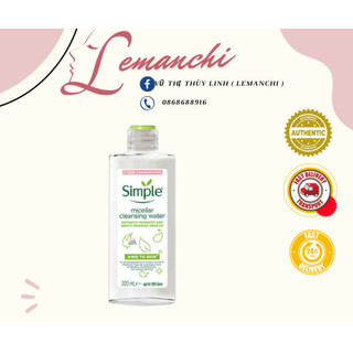 Nước tẩy trang Simple Micellar Cleansing Water