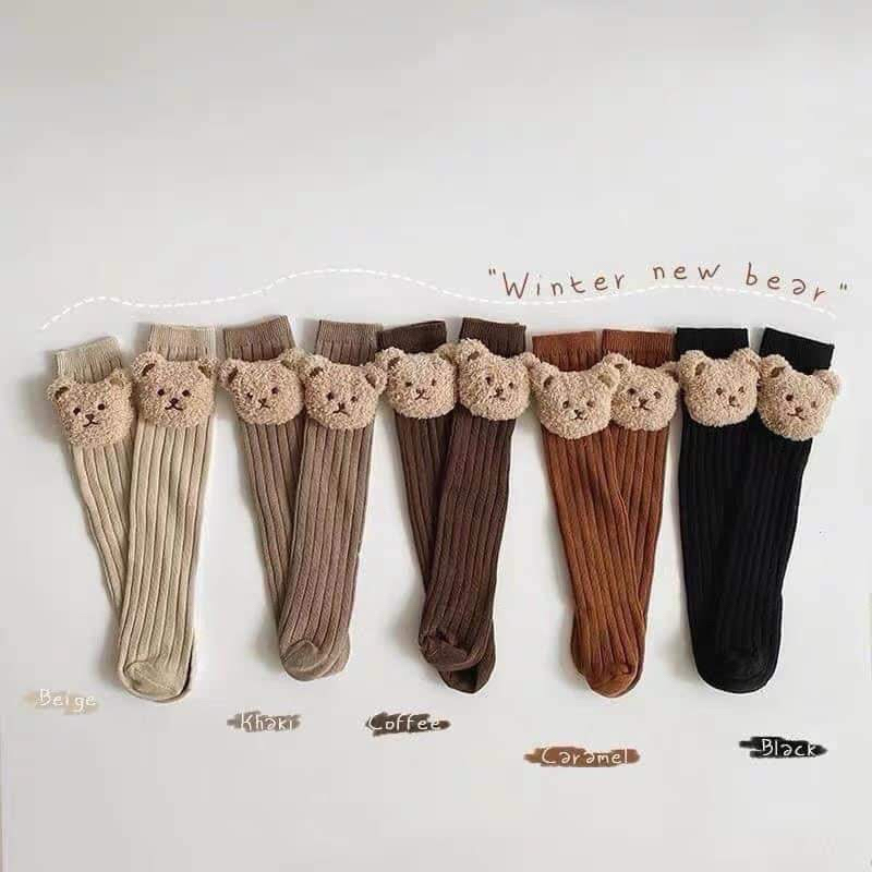 Tất bốt Gấu phong cách Hàn Quốc