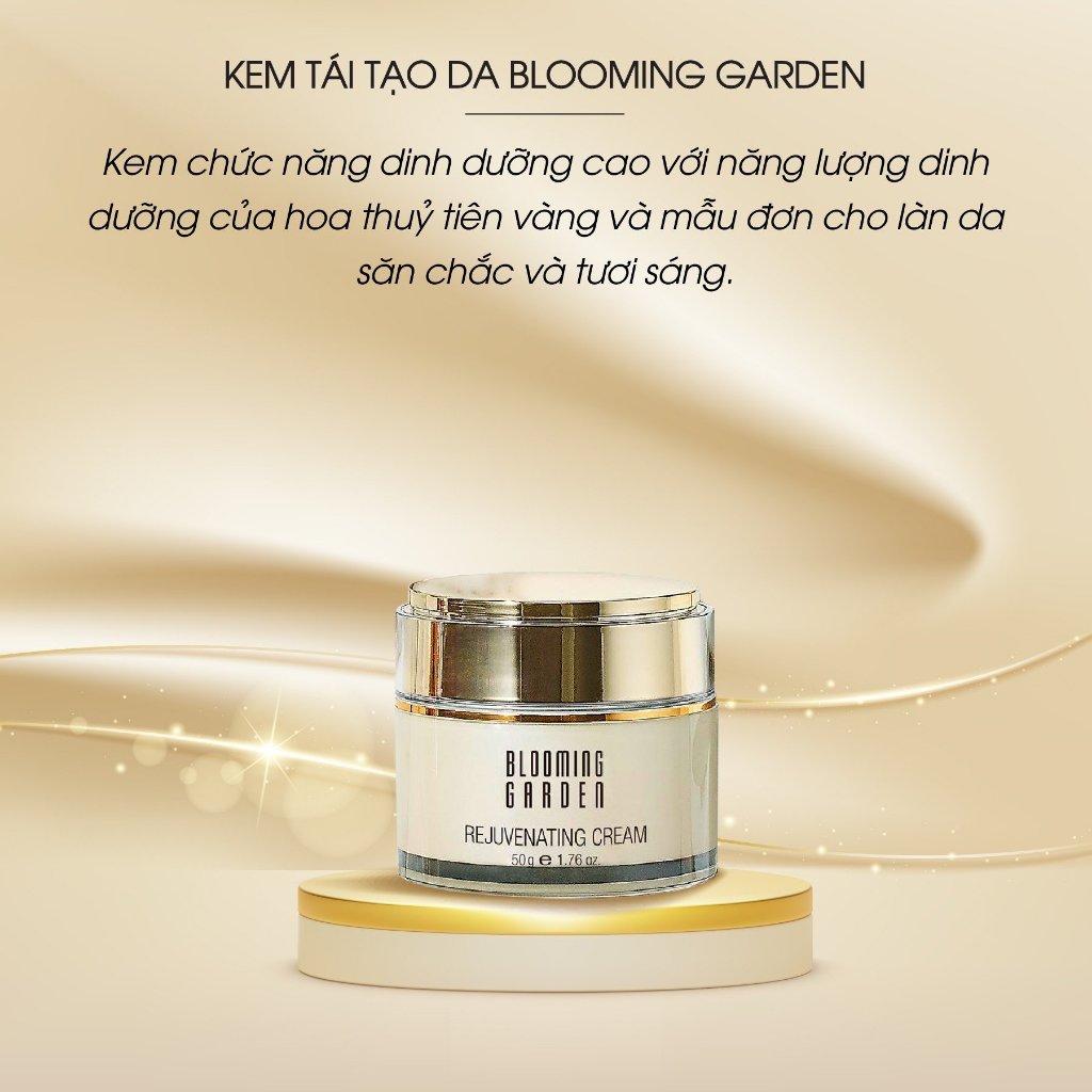 Kem dưỡng da nâng cơ, trẻ hoá làn da Blooming Garden. Combo tặng toner kèm theo