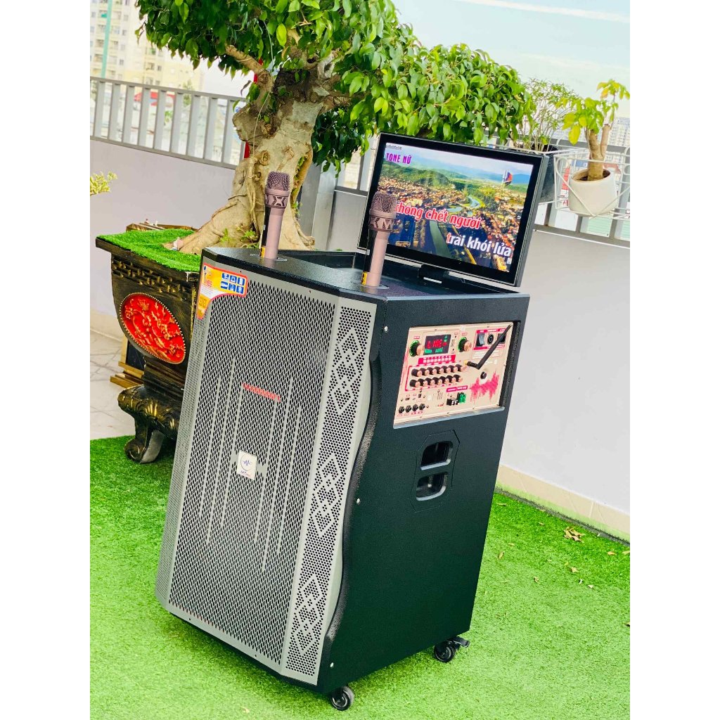 MỚI-Loa Kéo Màn Hình Karaoke 19inch MTMAX BK01Pro -  Bass Siêu Trầm 45cm , 3 Đường Tiếng Cao Cấp, Âm Thanh Đỉnh Cao